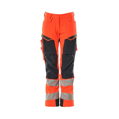 Calças femininas, DIAMOND, bolsos nos joelhos, calças elásticas