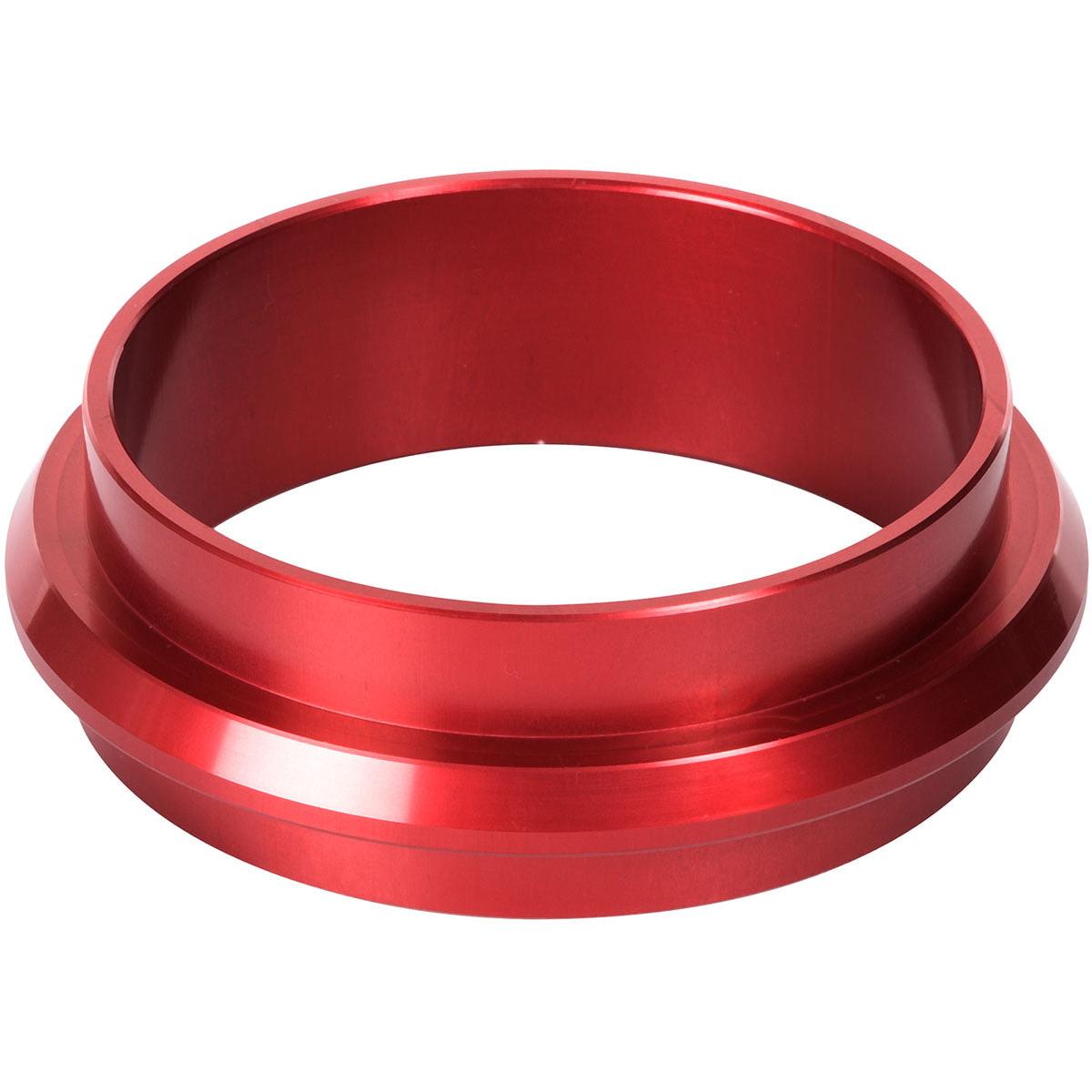 A cassete DF5 ø 85 mm vermelho da Duni GmbH é um anel de metal vermelho com superfícies lisas, perfeito para o armazenamento seguro de documentos ou para uso no sistema de cassete de 85 mm. Fornecido como peça única (embalagem de 1 unidade). Representado em fundo branco.