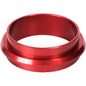 A cassete DF5 ø 85 mm vermelho da Duni GmbH é um anel de metal vermelho com superfícies lisas, perfeito para o armazenamento seguro de documentos ou para uso no sistema de cassete de 85 mm. Fornecido como peça única (embalagem de 1 unidade). Representado em fundo branco.