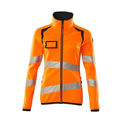 Camisola polar com fecho de correr, casaco micropolar feminino Multisafe
