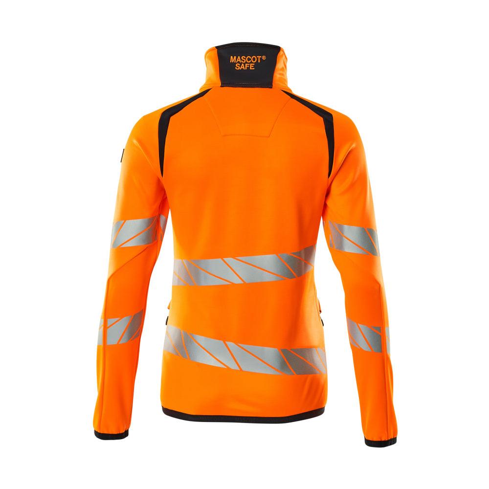 Camisola polar com fecho de correr, casaco micropolar feminino Multisafe