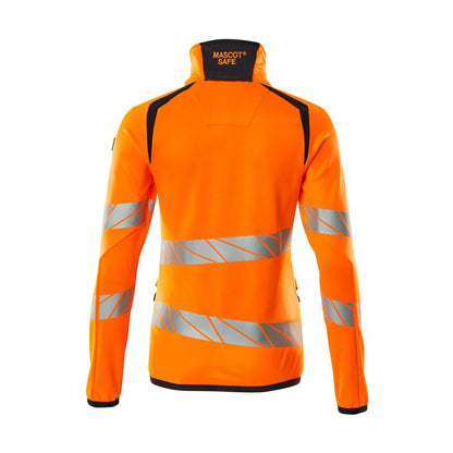 Camisola polar com fecho de correr, casaco micropolar feminino Multisafe