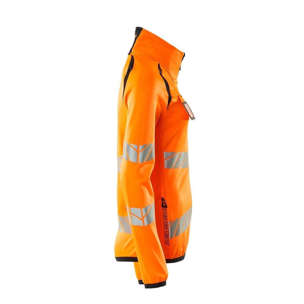 Camisola polar com fecho de correr, casaco micropolar feminino Multisafe