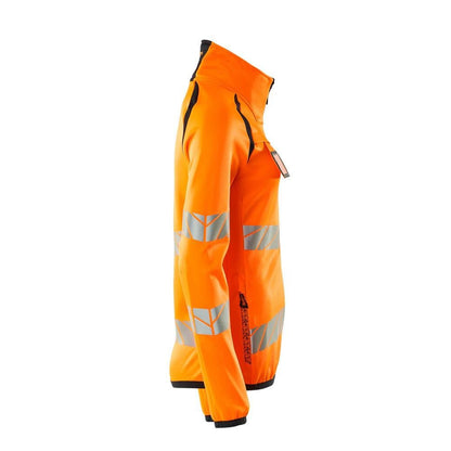 Camisola polar com fecho de correr, casaco micropolar feminino Multisafe