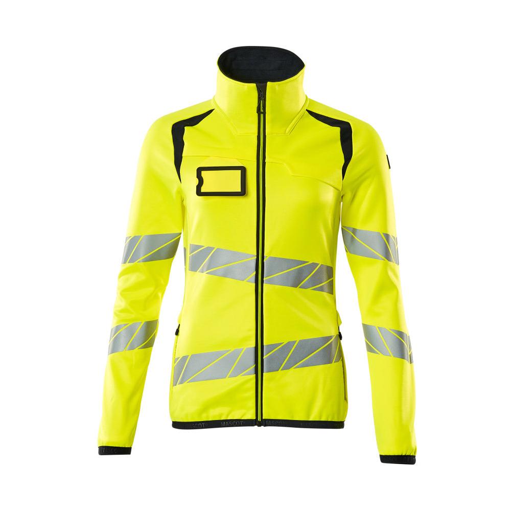 Camisola polar com fecho de correr, casaco micropolar feminino Multisafe