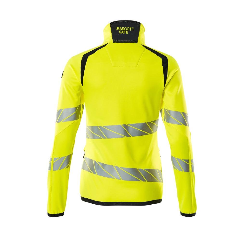 Camisola polar com fecho de correr, casaco micropolar feminino Multisafe