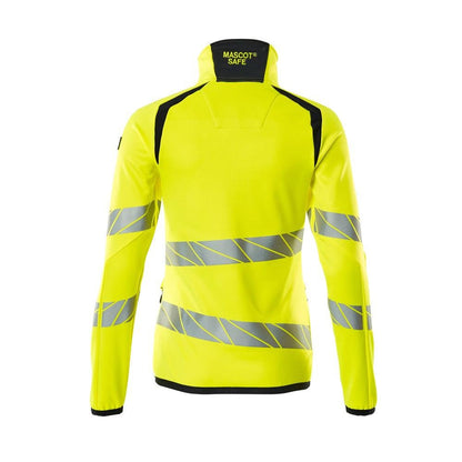 Camisola polar com fecho de correr, casaco micropolar feminino Multisafe