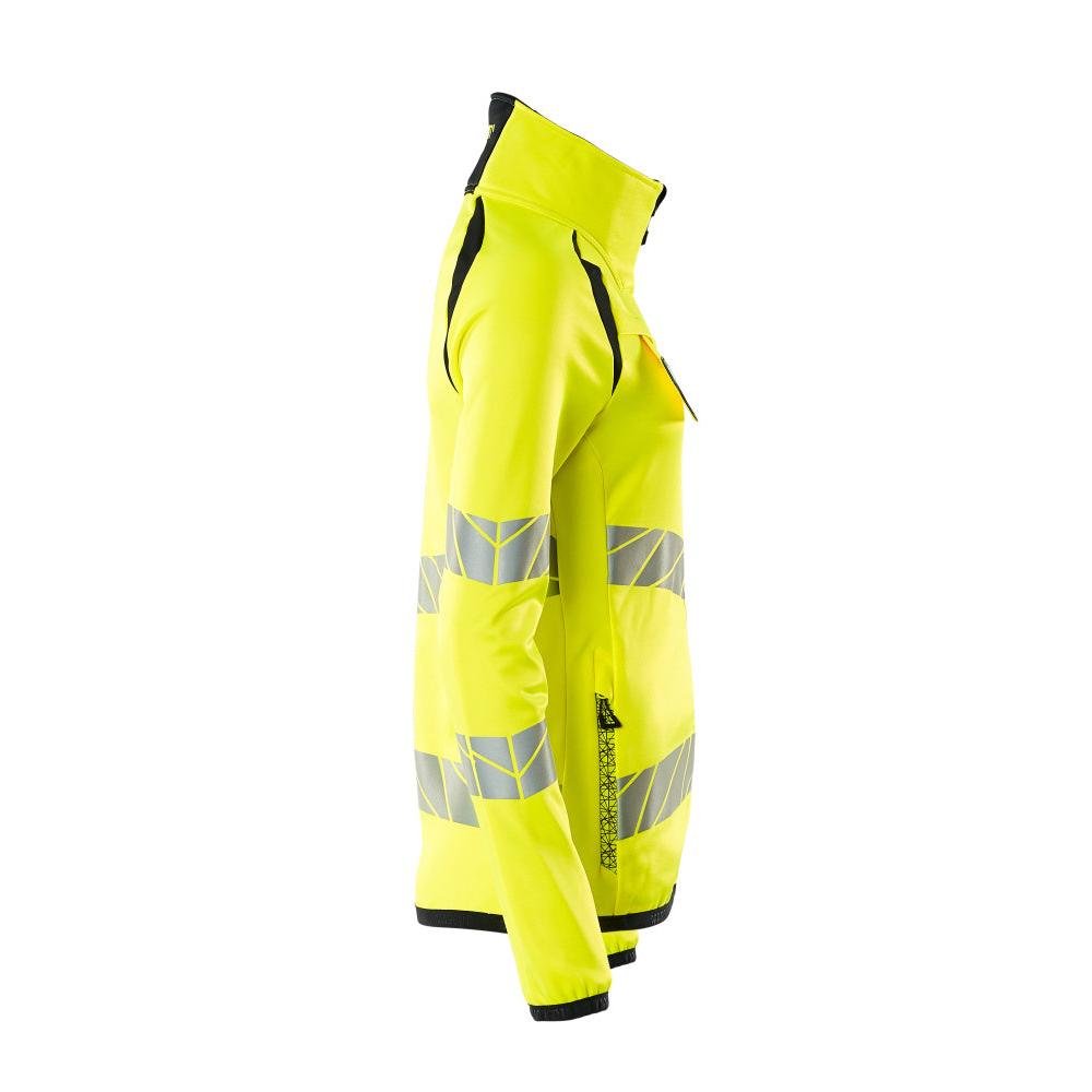 Camisola polar com fecho de correr, casaco micropolar feminino Multisafe