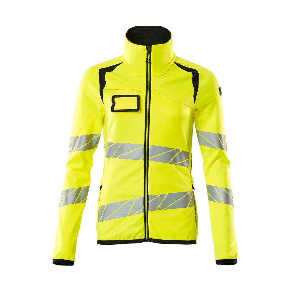 Camisola polar com fecho de correr, casaco micropolar feminino Multisafe