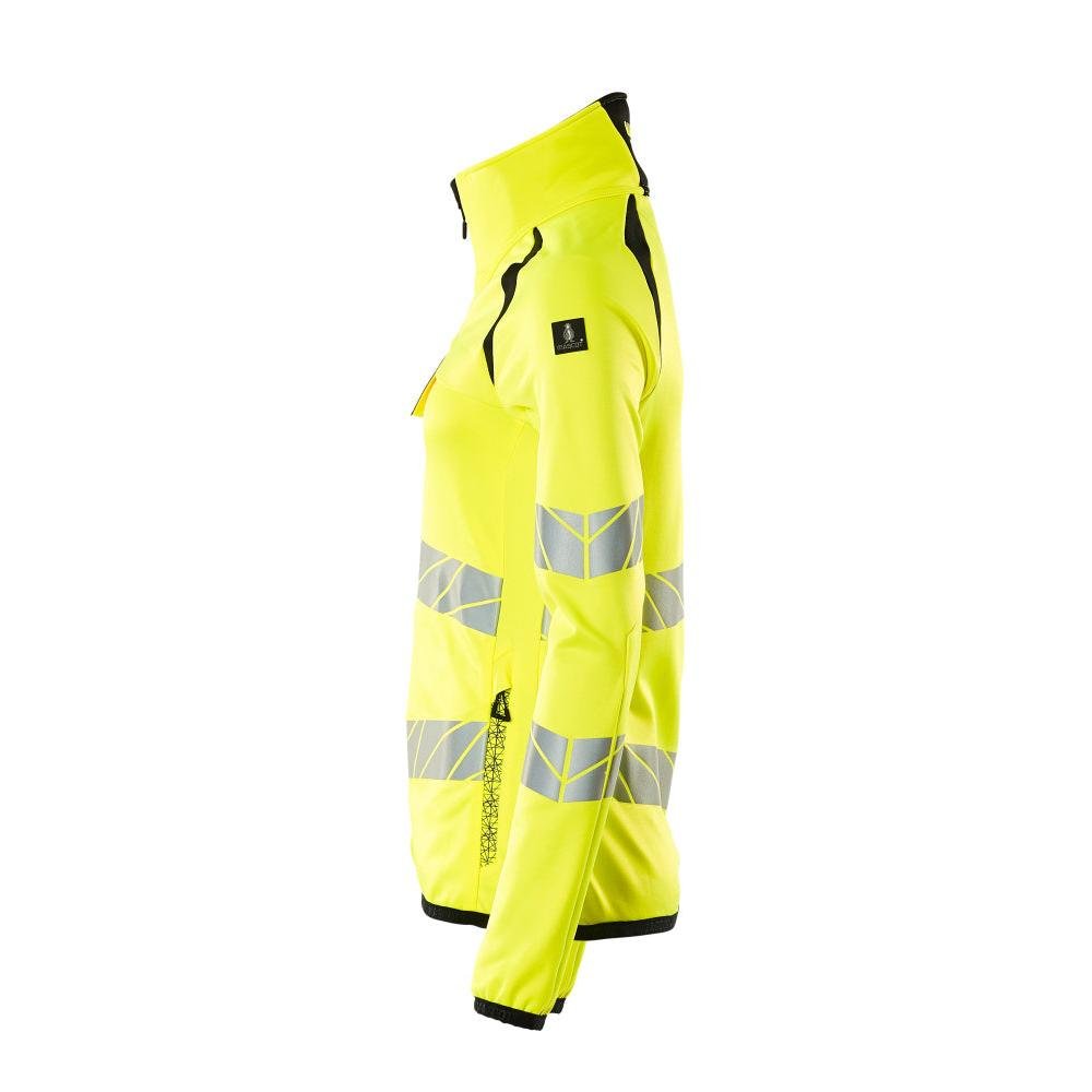 Camisola polar com fecho de correr, casaco micropolar feminino Multisafe