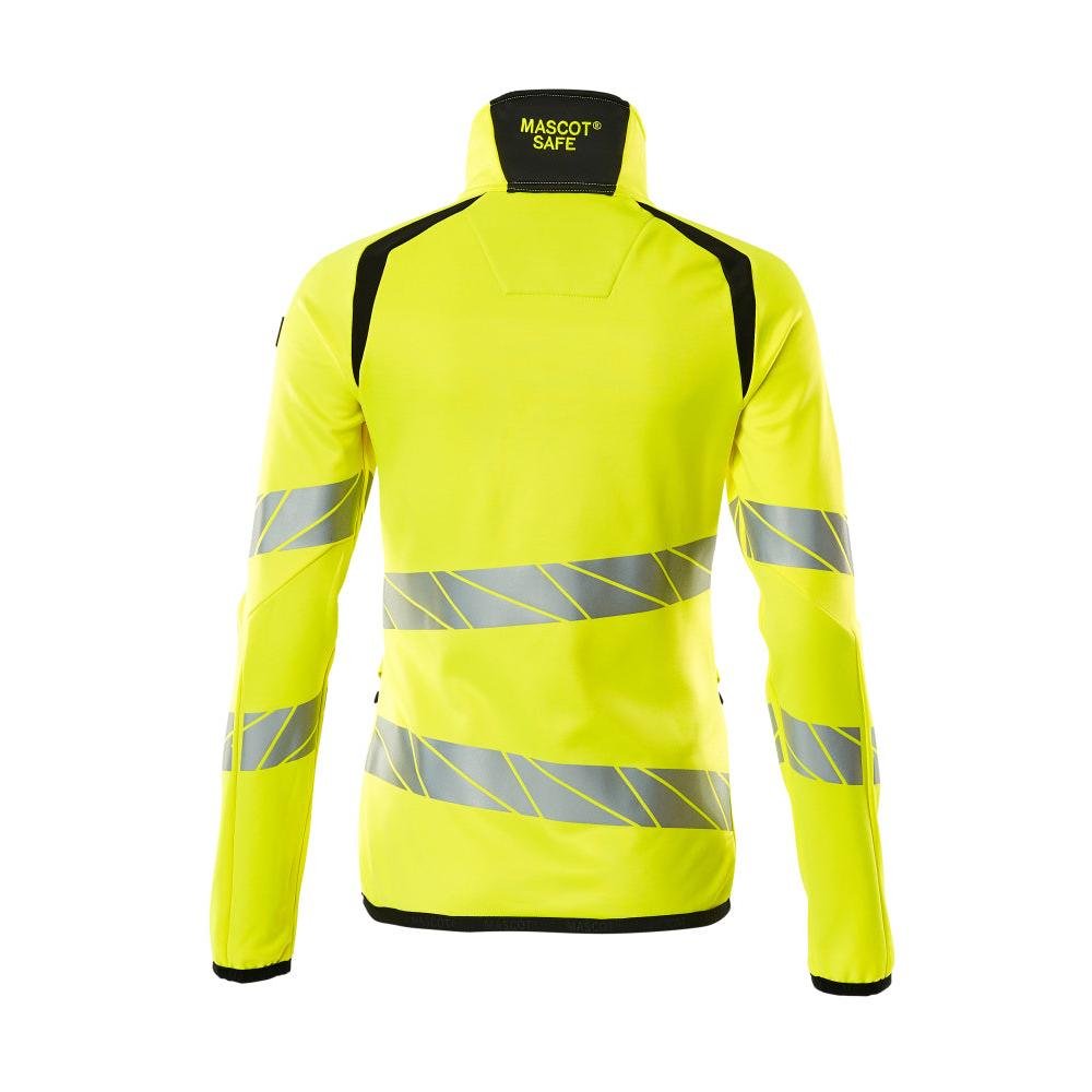 Camisola polar com fecho de correr, casaco micropolar feminino Multisafe