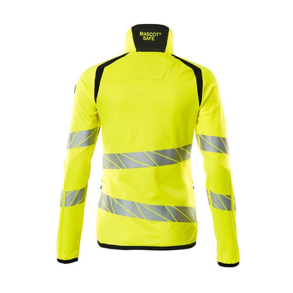 Camisola polar com fecho de correr, casaco micropolar feminino Multisafe