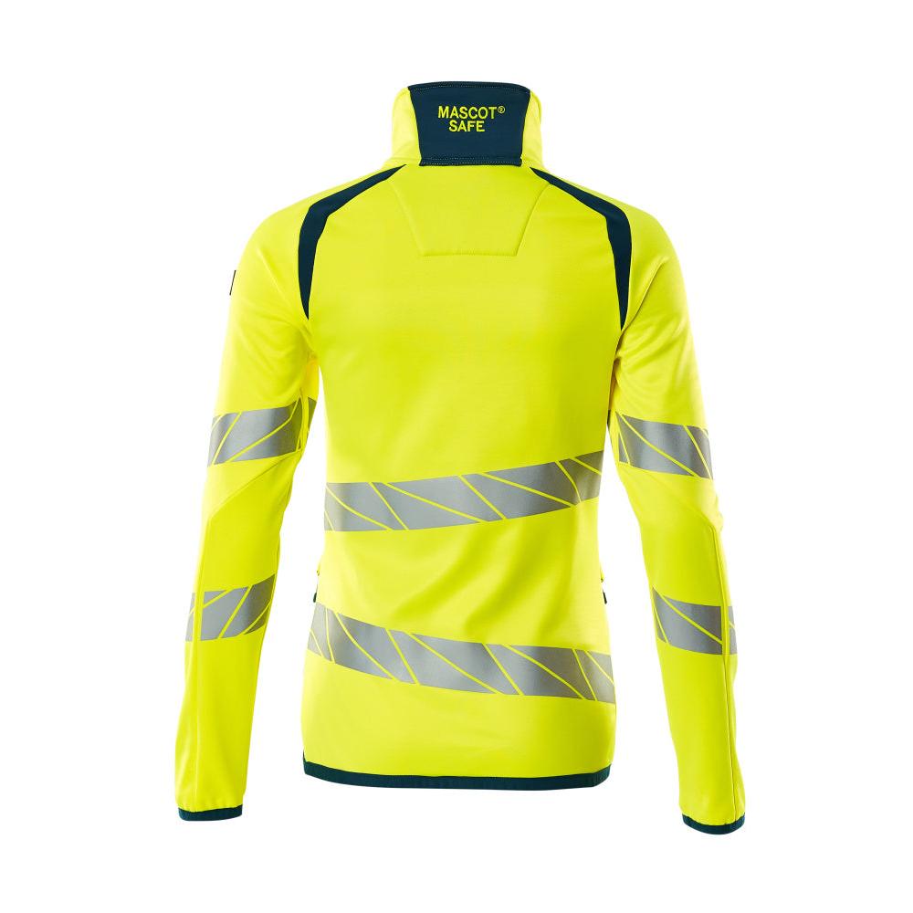 Camisola polar com fecho de correr, casaco micropolar feminino Multisafe