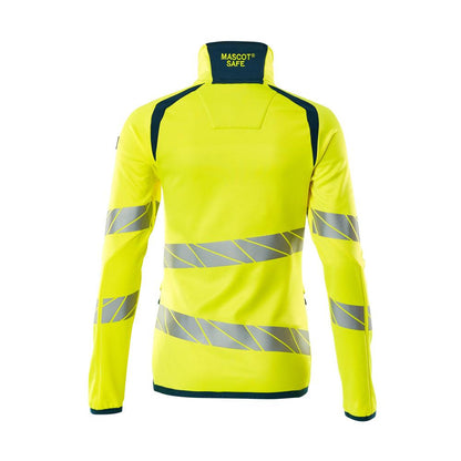 Camisola polar com fecho de correr, casaco micropolar feminino Multisafe