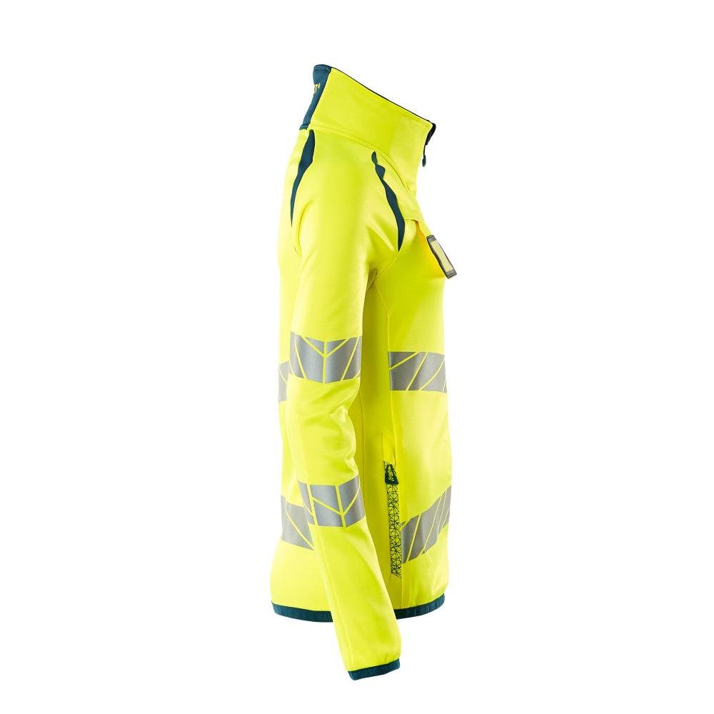 Camisola polar com fecho de correr, casaco micropolar feminino Multisafe