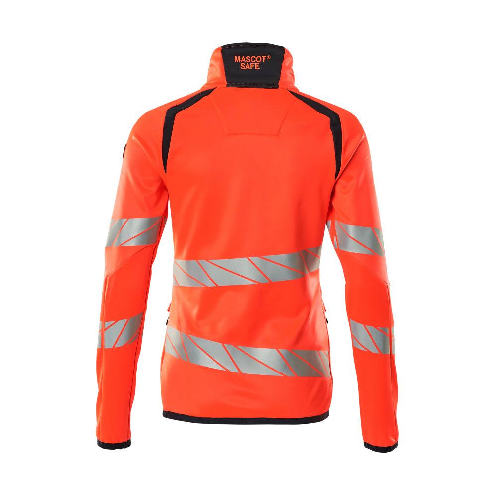 Camisola polar com fecho de correr, casaco micropolar feminino Multisafe