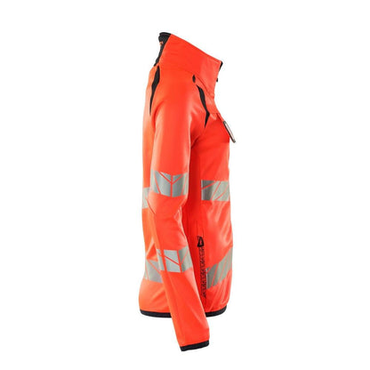 Camisola polar com fecho de correr, casaco micropolar feminino Multisafe