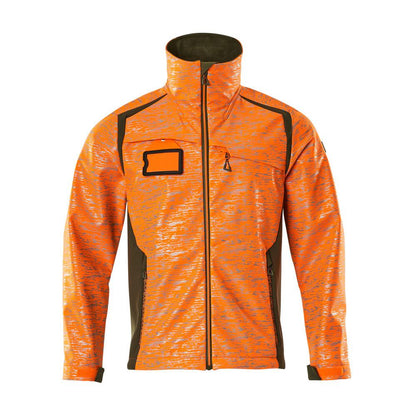 Casaco softshell com efeitos reflexos Casaco softshell