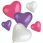 Os balões de ar "Heart" coloridos, pequenos e médios da PAPSTAR GmbH (saco, 12 peças) criam uma atmosfera charmosa e festiva com seus motivos de coração coloridos para qualquer ocasião especial.