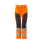 Calças femininas, DIAMOND, bolsos nos joelhos, calças elásticas