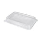 A tampa rPET para prato de servir Essential da Duni GmbH é uma tampa transparente e retangular (493x324x65 mm), ideal para tigelas correspondentes - ecológica e perfeita para o serviço de alimentação. Vendido em embalagens de 45 unidades.