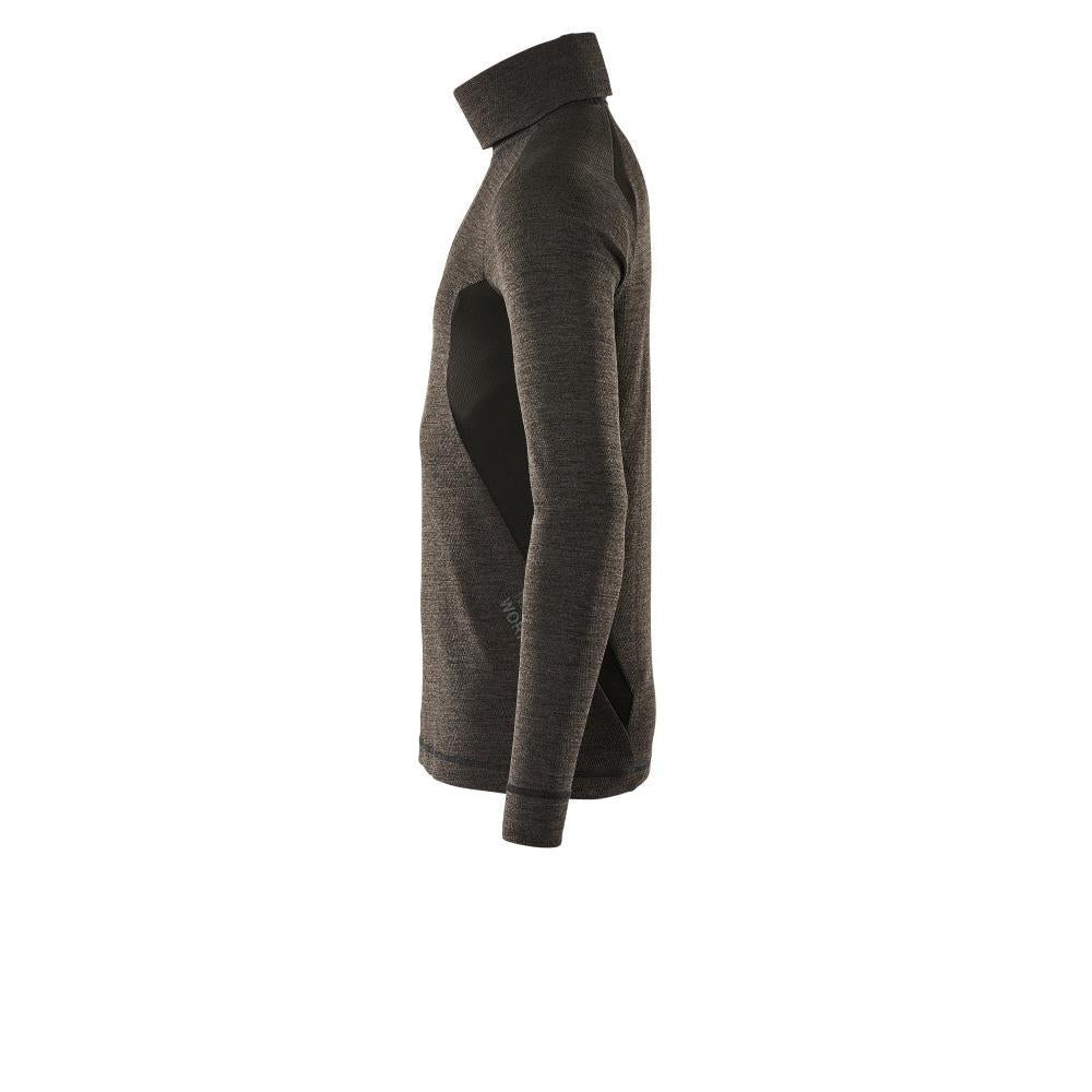 Camisola interior funcional, camisola interior funcional leve, antracite escuro/preto