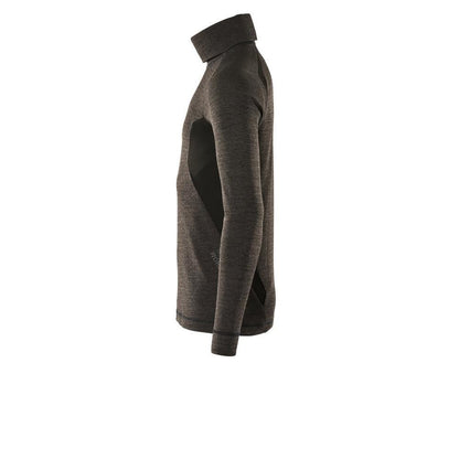 Camisola interior funcional, camisola interior funcional leve, antracite escuro/preto