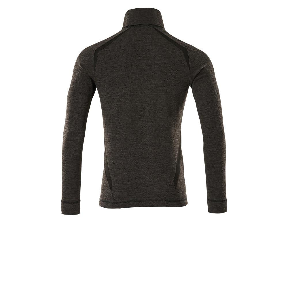 Camisola interior funcional, camisola interior funcional leve, antracite escuro/preto