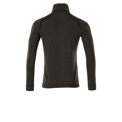 Camisola interior funcional, camisola interior funcional leve, antracite escuro/preto