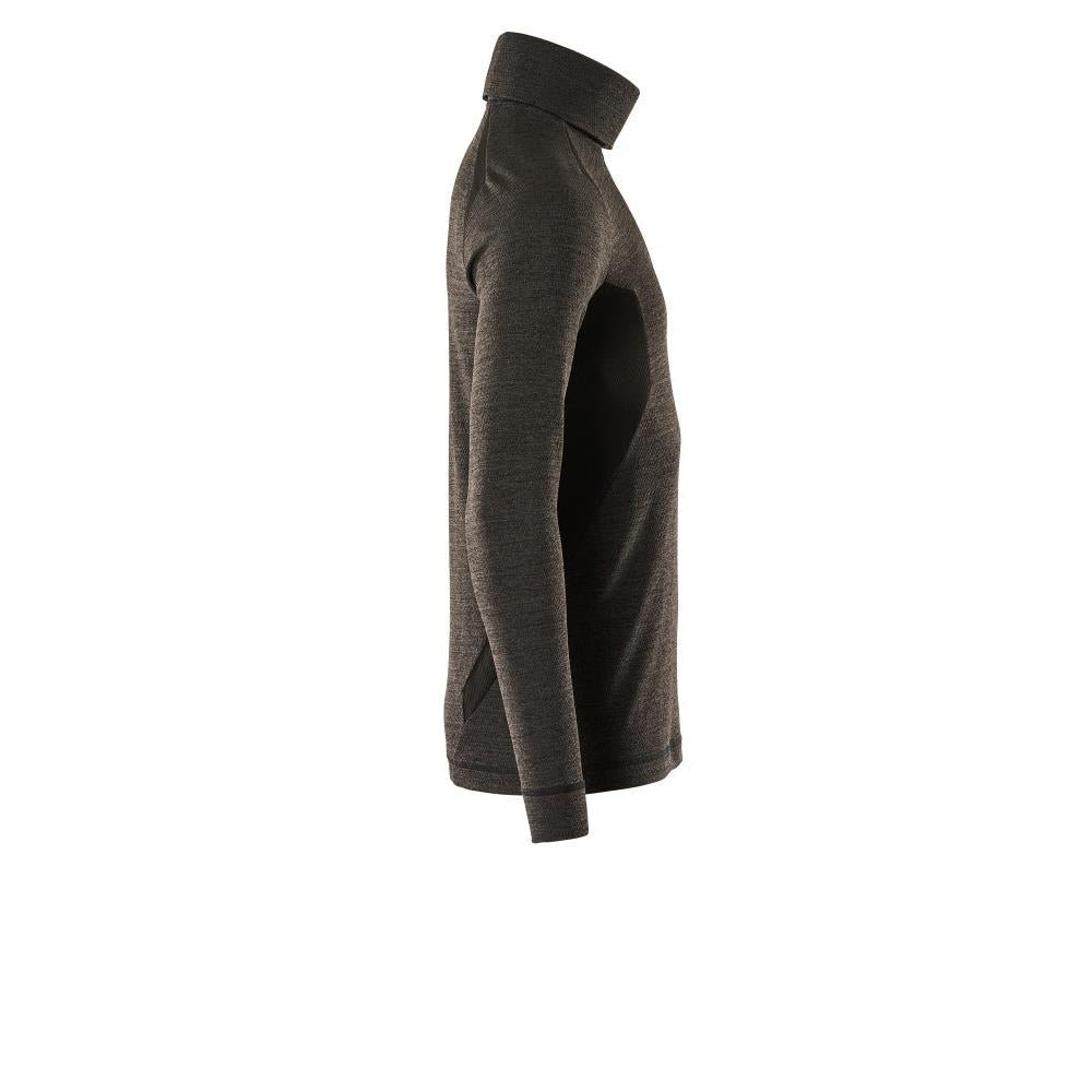 Camisola interior funcional, camisola interior funcional leve, antracite escuro/preto