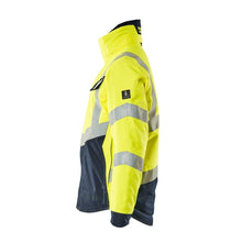 Jaqueta de inverno com forro acolchoado Jaqueta Pilot Multisafe, alta visibilidade amarelo/preto-azul