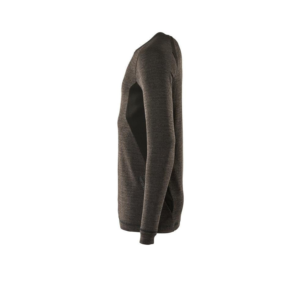 Camisola interior funcional, camisola interior funcional leve, antracite escuro/preto