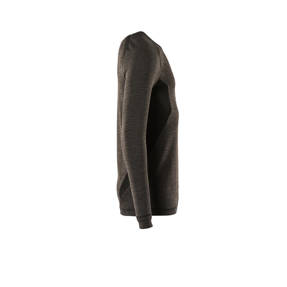 Camisola interior funcional, camisola interior funcional leve, antracite escuro/preto