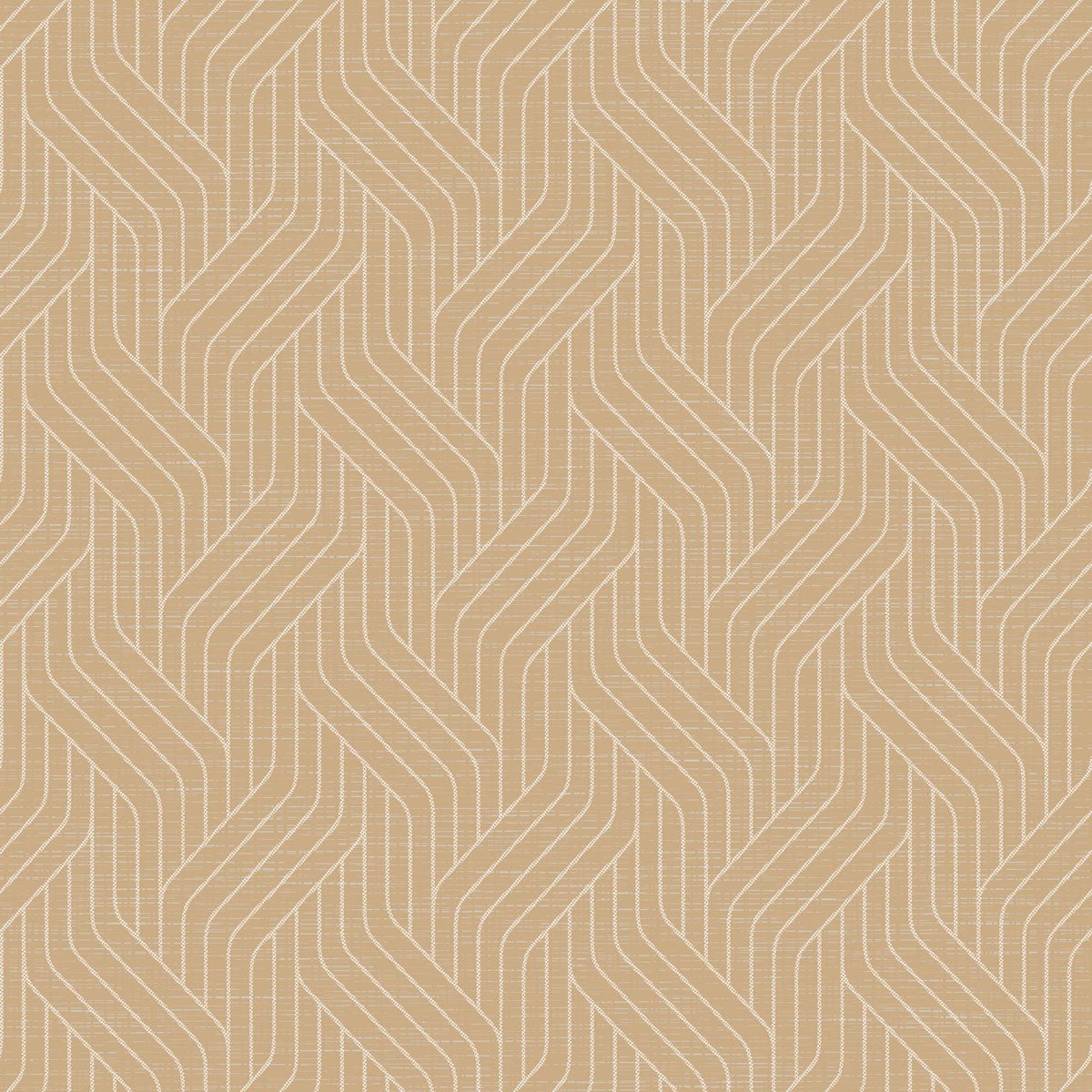 Guardanapos Dunisoft 40 x 40 cm 1/4 dobra da Duni GmbH com padrão geométrico bege em ziguezague e chevron no estilo espinha de peixe - ideal para decorações de mesa elegantes.