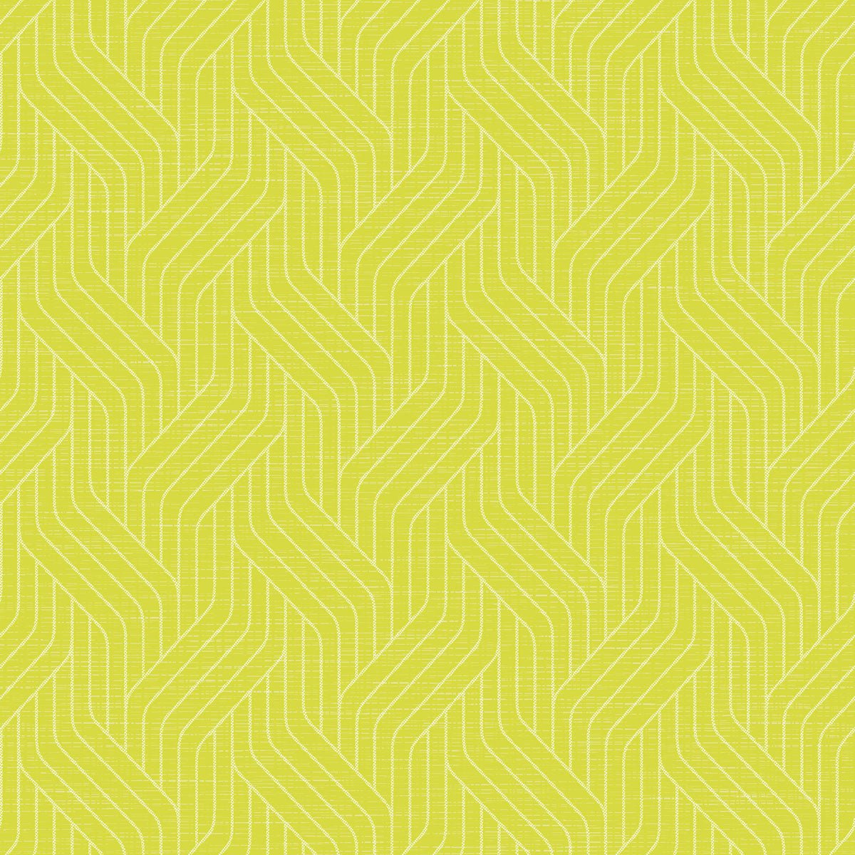 Guardanapos Dunisoft 40 x 40 cm 1/4 dobra da Duni GmbH apresentam um padrão geométrico amarelo com chevrons brancos entrelaçados em um fundo texturizado, adicionando um toque moderno e abstrato à sua mesa estilizada.