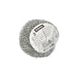 Os esfregões Starpak 3 (Arame Ø 7 cm · 2 cm, abrasivo | Rede, 3 unidades) são esponjas de metal redondas com etiqueta de informação branca, ideais para limpeza profunda e esfregar várias superfícies.