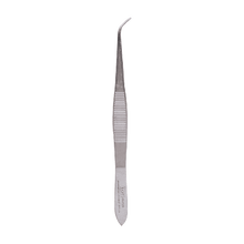Pinça cirúrgica fina, 11 cm, curvada