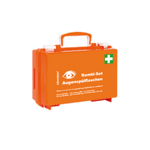 Conjunto combinado de estação de lavagem ocular QUICK-CD laranja