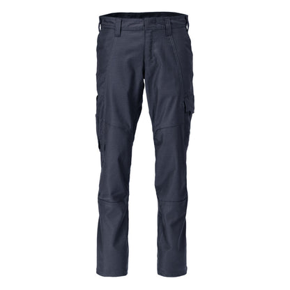 Calças com bolsos nas coxas, calças de algodão+