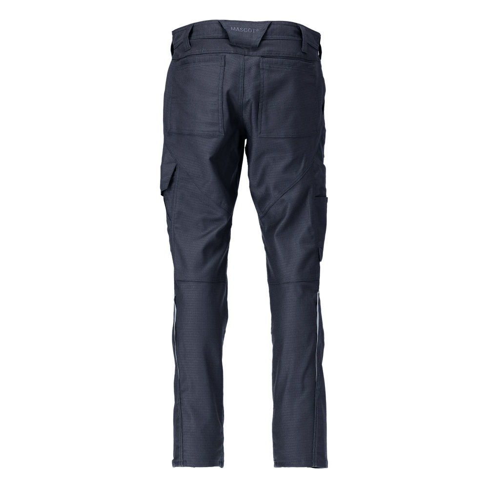 Calças com bolsos nas coxas, calças de algodão+