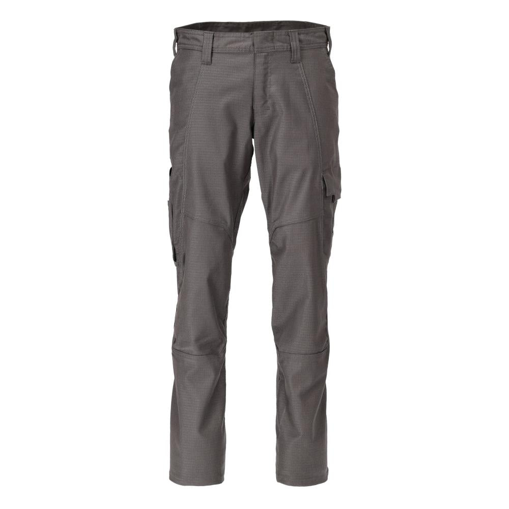 Calças com bolsos nas coxas, calças algodão+, antracite escuro