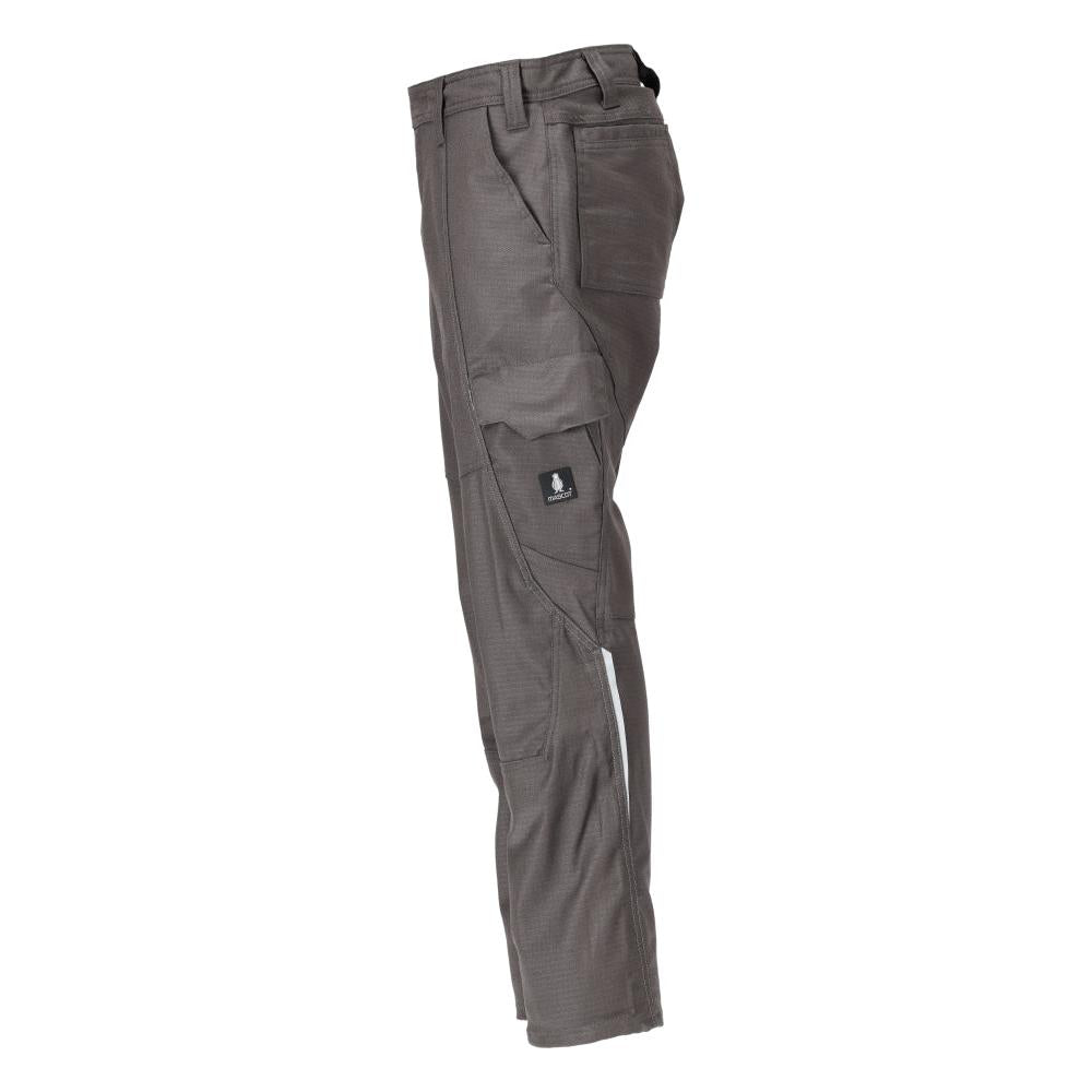 Calças com bolsos nas coxas, calças algodão+, antracite escuro