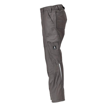 Calças com bolsos nas coxas, calças algodão+, antracite escuro