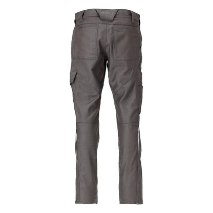 Calças com bolsos nas coxas, calças algodão+, antracite escuro