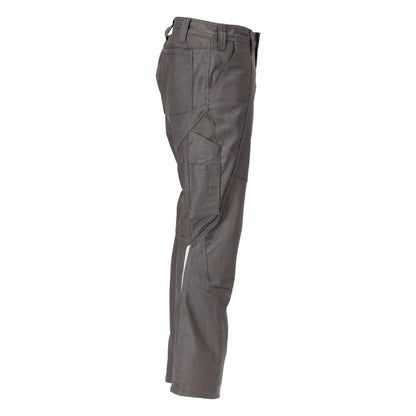 Calças com bolsos nas coxas, calças algodão+, antracite escuro