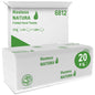 Uma caixa de toalhas Hostess™ NATURA™ da Kimberly-Clark GmbH contém 20 pacotes com 84 toalhas de papel brancas dobradas (um total de 1.680) em uma embalagem impressa em verde - toalhas de papel ideais para uso público ou comercial.