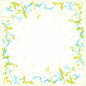 A toalha de mesa Dunicel 84x84 cm Elise da Duni GmbH (embalagem com 20 peças) oferece uma decoração de mesa elegante: uma moldura quadrada de flores em aquarela azuis e verdes adorna os cantos e bordas - perfeito para ocasiões festivas.