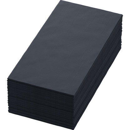 Uma pilha de guardanapos retangulares dobrados Bio-Dunisoft 40 x 40 cm 1/8 Buchfalz da Duni GmbH sobre um fundo branco - estes guardanapos ecológicos são uma escolha estilosa e sustentável.