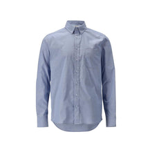 Camisa, corte justo, stretch, azul claro
