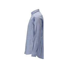Camisa, corte justo, stretch, azul claro